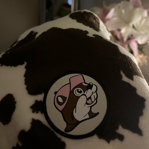 Cow Print Fleece Jacket - Picture 2 of 2